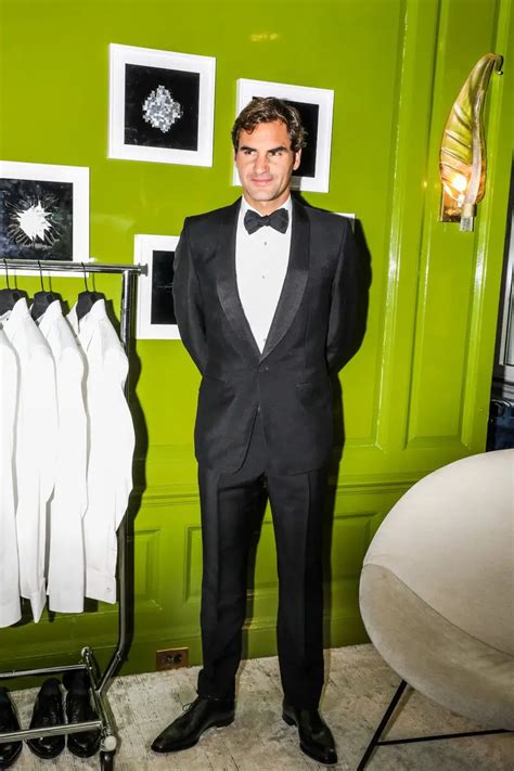 roger federer met gala gucci suit|roger federer tennis.